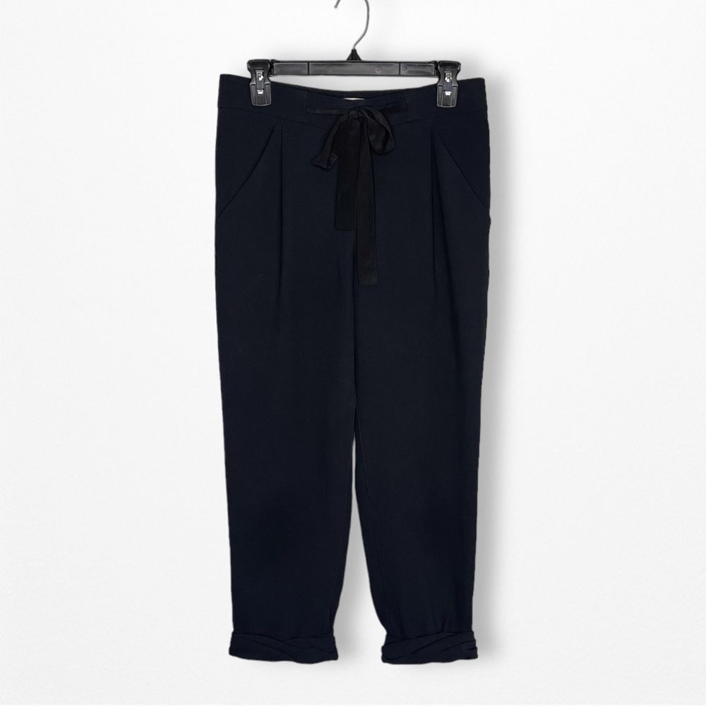 Aritzia Wilfred Allant Pant Black Cropped Dress Pants Office Size 2 High Rise - Picture 5 of 14